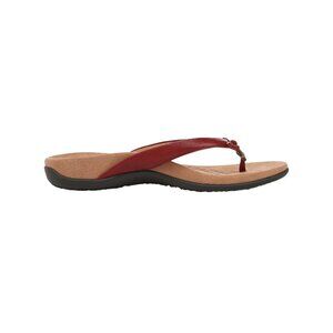 Vionic Women's Bella Leather Thong Sandals Flip-Flop Syrah I0929L1601
